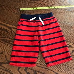 Striped sweat shorts